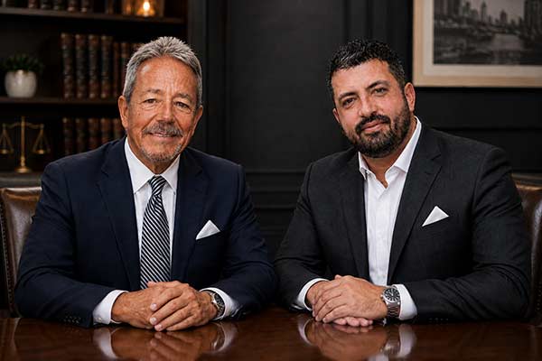 Grover B. Davis and Scott S. Mandarich (Left to Right)